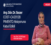 Arş. Gör. Dr. Elif Sezer, COST Aksiyonu CA20128 PIMENTO'ya Kabul Edildi