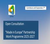 MADE IN EUROPE ORTAKLIĞI 2025-2027 YILI ÇALIŞMA PROGRAMI