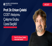 PROF. DR. ÇELEBİ COST AKSİYONU ÇALIŞMA GRUBU ÜYESİ SEÇİLDİ