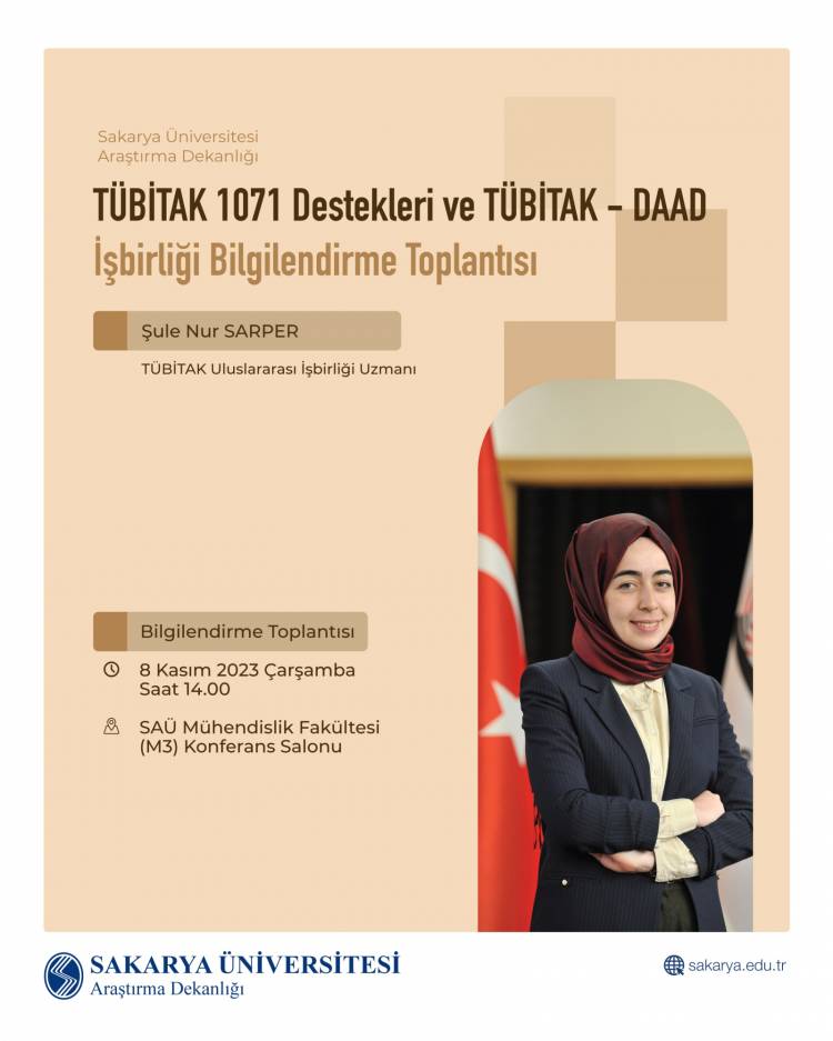 TÜBİTAK 1071 Destekleri ve TÜBİTAK - DAAD İşbirliği Bilgilendirme Toplantısı