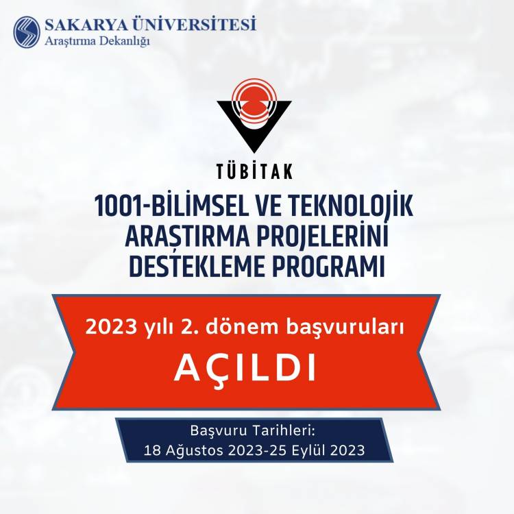 TÜBİTAK 1001 2. DÖNEM BAŞVURULARI AÇILIYOR