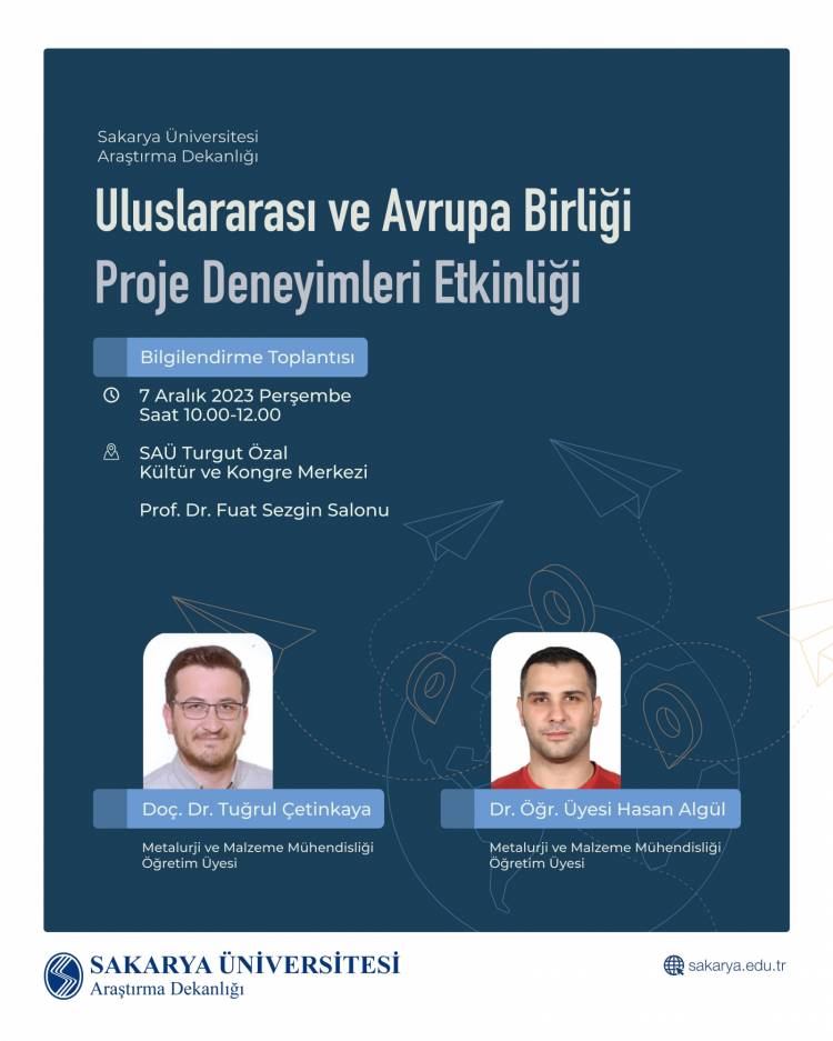 ULUSLARARASI VE AB PROJE DENEYİMLERİ ETKİNLİĞİ