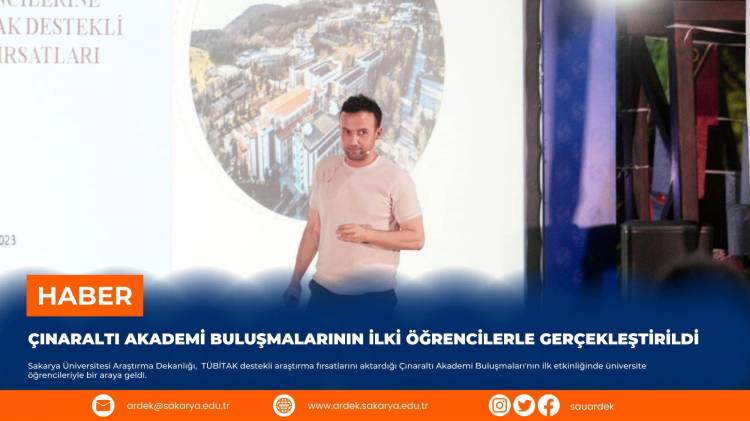 ÇINARALTI AKADEMİ BULUŞMALARI’NIN İLKİ ÖĞRENCİLERLE GERÇEKLEŞTİRİLDİ