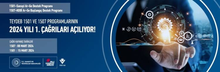 TEYDEB 1501-1507 Programlarının 2024 Yılı 1. Çağrıları Açılıyor