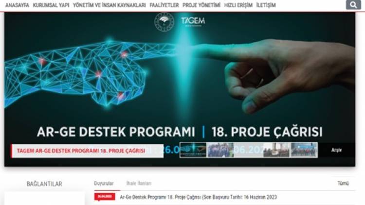 TAGEM AR-GE DESTEK PROGRAMI AÇILDI